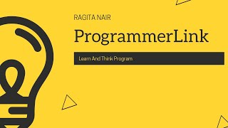 Programming Link (Ragita Nair)-Basic Java Programming-First Java Program using NetBeans IDE 8.0.1