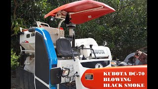 Kubota DC 70 Blowing Black smoke and Losing Power - Part 1