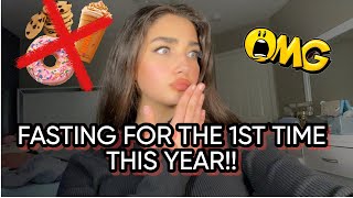 FASTING FOR THE 1ST TIME THIS YEAR!! (NO FOOD/WATER ALL DAY!)