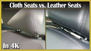 Which is BETTER for you? | Leather Seats vs. Cloth Seats | Did You Know? Segment: Episode 7 - In 4K!