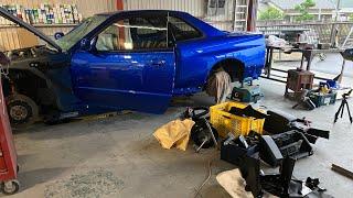 R34GT-Rレストア全塗装13