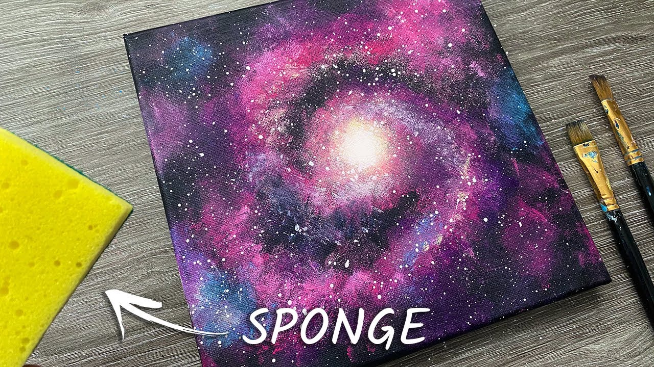 How To Paint A Galaxy Background Easy At Naomi Marshall Blog