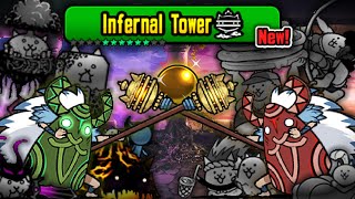 The Battle Cats - Infernal Tower Floor 31 ~ 40 (Normal Run & Uber Carried)