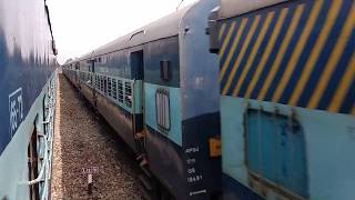 15960 dbrg-hwh Kamrup express crossing 15967 rangiya- Dibrugarh passenger