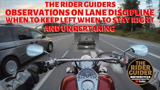 Bikers BENDING THE ROAD RULES - Should we undertake?