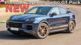 All NEW 2024 Porsche Cayenne Turbo E-Hybrid Coupe GT Pack - PREMIERE Driving, exterior & interior