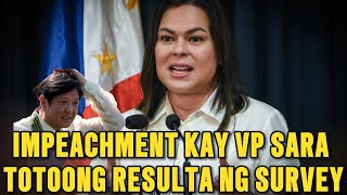 TOTOONG SURVEY RESULTS SA IMPEACHMENT LABAN KAY VP SARA