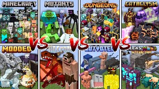 ALL MINECRAFT VERSION TOURNAMENT in Minecraft Mob Battle