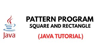 ✅ Square & Rectangle Star Pattern Program in Java | Simple Star Pattern Tutorial for Beginners ✨