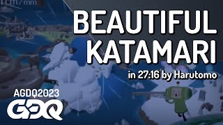 Beautiful Katamari by Harutomo in 27:16 - Awesome Games Done Quick 2023