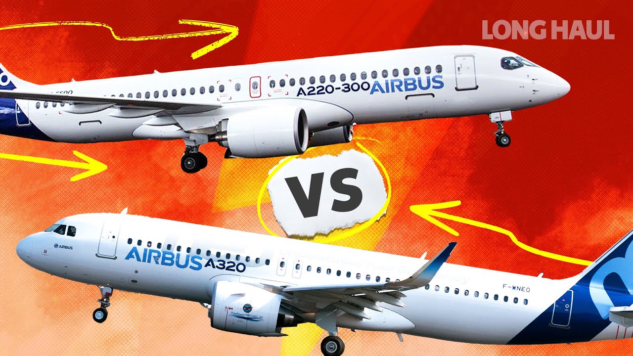 Airbus Battle: Comparing The A320neo And A220-300 - YouTube