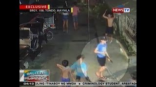 BP: Pasimula sanang riot ng mga kabataan sa Tondo, nahuli sa CCTV