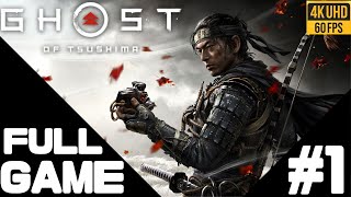 GHOST OF TSUSHIMA – Full Walkthrough Gameplay – PS5 4K/60 FPS No Commentary {PART 1 OF 2}