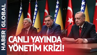 Erdoğan Kürsüdeyken... Canlı Yayında Üçlü Yönetim Krizi!