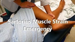 Sartorius Muscle Strain Emergency