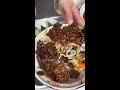 築地最強b級グルメ！濃厚なホルモン丼と牛丼が美味すぎる！【築地グルメ きつねや】 shorts