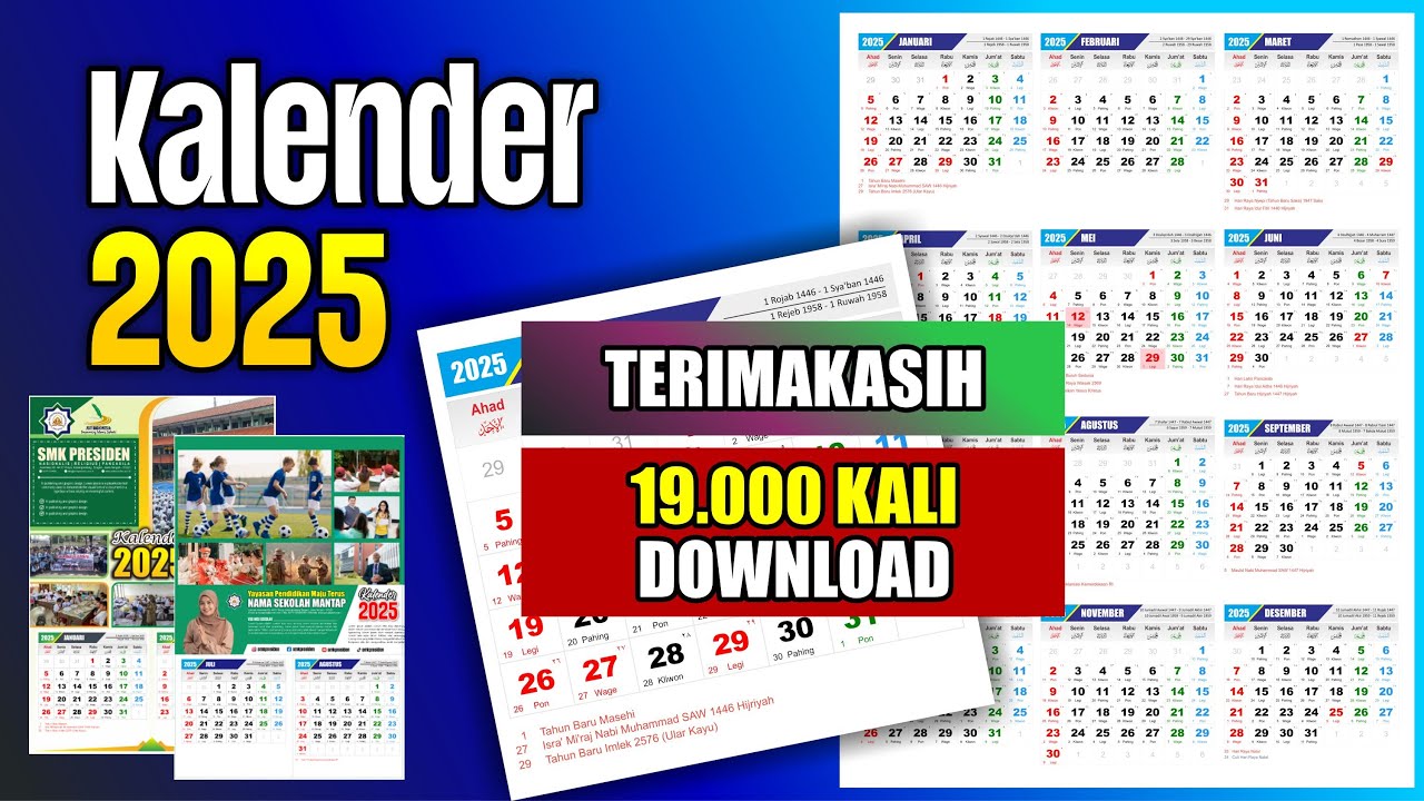 Master Kalender 2025 - YouTube