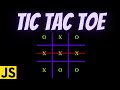 How to Build Tic Tac Toe with JavaScript, HTML and CSS - Tutorial