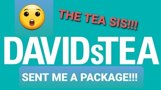 DAVIDSTEA SENT ME A PACKAGE!!?!