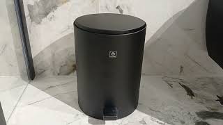 DECOR WALTHER PEDAL BIN BLACK MATT 0613660 TE 50