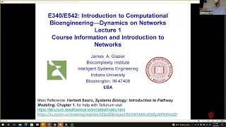 ENG340/542 Network Modeling Lecture 1, Basics of Networks, Tellurium, August 23, 2022