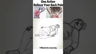 One Simple Action For Women To Relieve the Back Pain At Home #backpain #backpainrelief #Shorts
