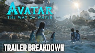 Avatar 2: The Way of Water - Official Teaser Trailer breakdown review. Upcoming Avatar sequels