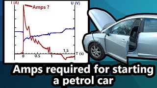 How much amps/current is required to start a Petrol Car