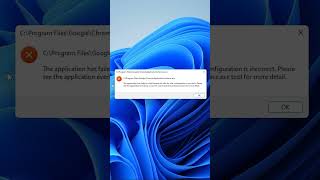 The Application Has Failed To Start Because Its Side By Side Configuration Is Incorrect