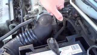 Air Intake Hose Replacement on Mazda Familia