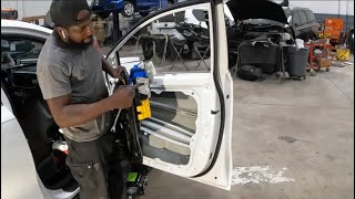 2022 Kia Sportage how to take the door glass out the mirror and the door handle