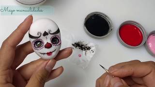 Tutorial Catrina  / pasta flexible /porcelana fría / pasta francesa / Cold porcelain