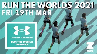 Zwift Run Live - Run the Worlds Innsbruck