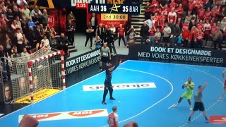 Aalborg vinder 36-35 mod Barcelona, Niklas Landin redder straffe efter tid !!!