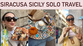 Siracusa Sicily solo travel vlog, Italy’s most beautiful streets, the best italian old town & food