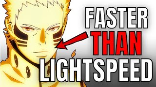 Naruto is FASTER Than Light Speed