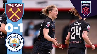 DOWN TO THE FINAL GAME | West Ham 0-1 Man City | FA WSL 20/21
