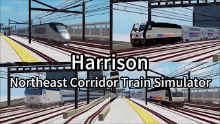 Railfanning at Harrison - Roblox Northeast Corridor Train Simulator