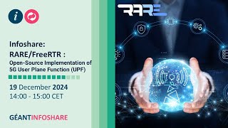 GÉANT Infoshare: RARE/FreeRTR Use Case on Open-Source Implementation of 5G User Plane Function