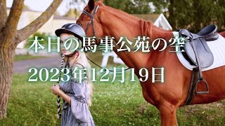 馬事公苑の上空 12月19日