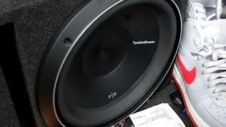 My brothers Rockford P2 12 on 600 rms / Random video