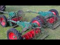 david brown 885 with ransome mark 13 gang mowers