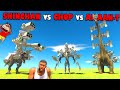 SHINCHAN TEAM vs CHOP TEAM vs AMAAN TEAM in Animal Revolt Battle Simulator Dinosaur Game | AMAN-YT