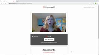 Student tutorial on Using Screencastify Submit