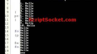 Perl Tutorial 99 - The For Loop