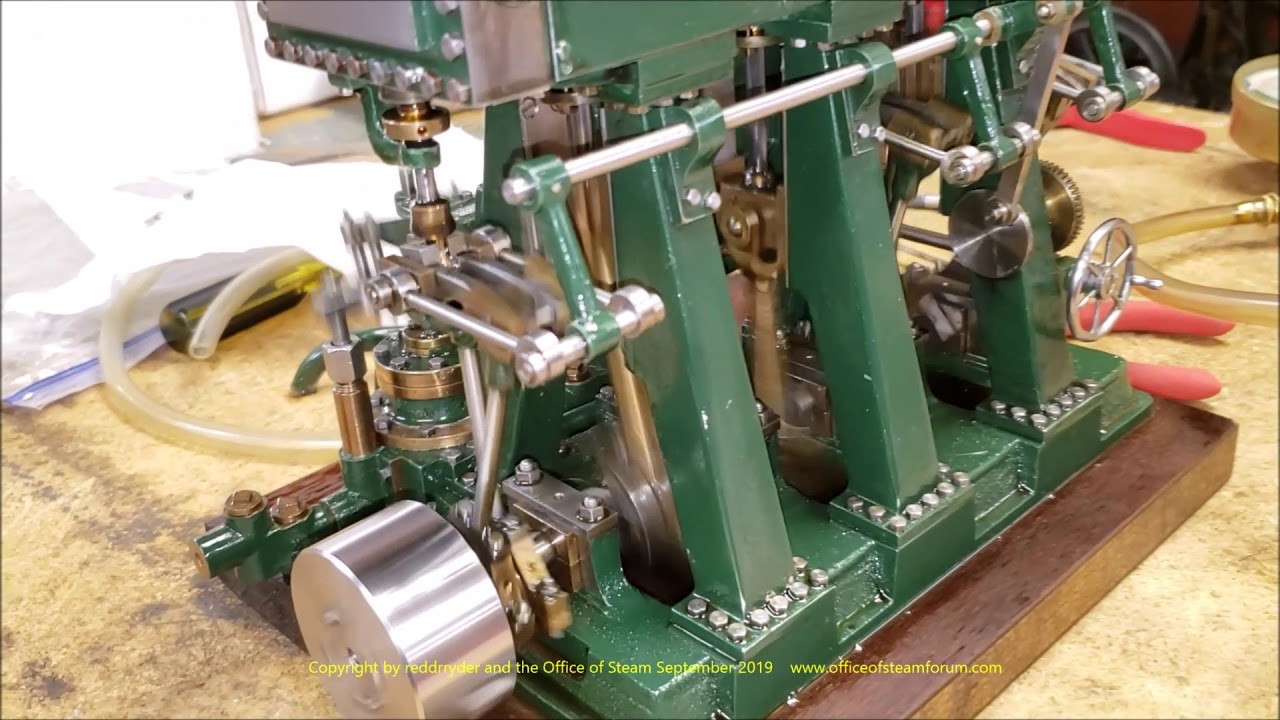 O.B. Bolton Triple Expansion Steam Engine Gets It's Low Pressure Piston ...