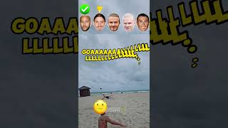 Playing Football in The Beach ⚽🏖 #neymar #ronaldo #zlatan