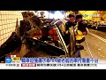 轎車追撞灑水車 84歲老翁困車內傷重不治│中視新聞 20190117