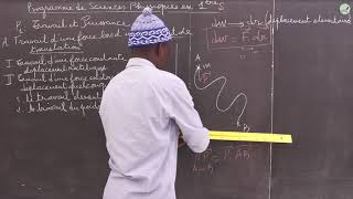 Cours - Première S - Physique / Chimie : P1 / Travail et Puissance / Suite 1 / M. Diop