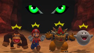 Super Mario Party Jamboree - The Top Dangerous Minigames - Mario vs Strong Bosses